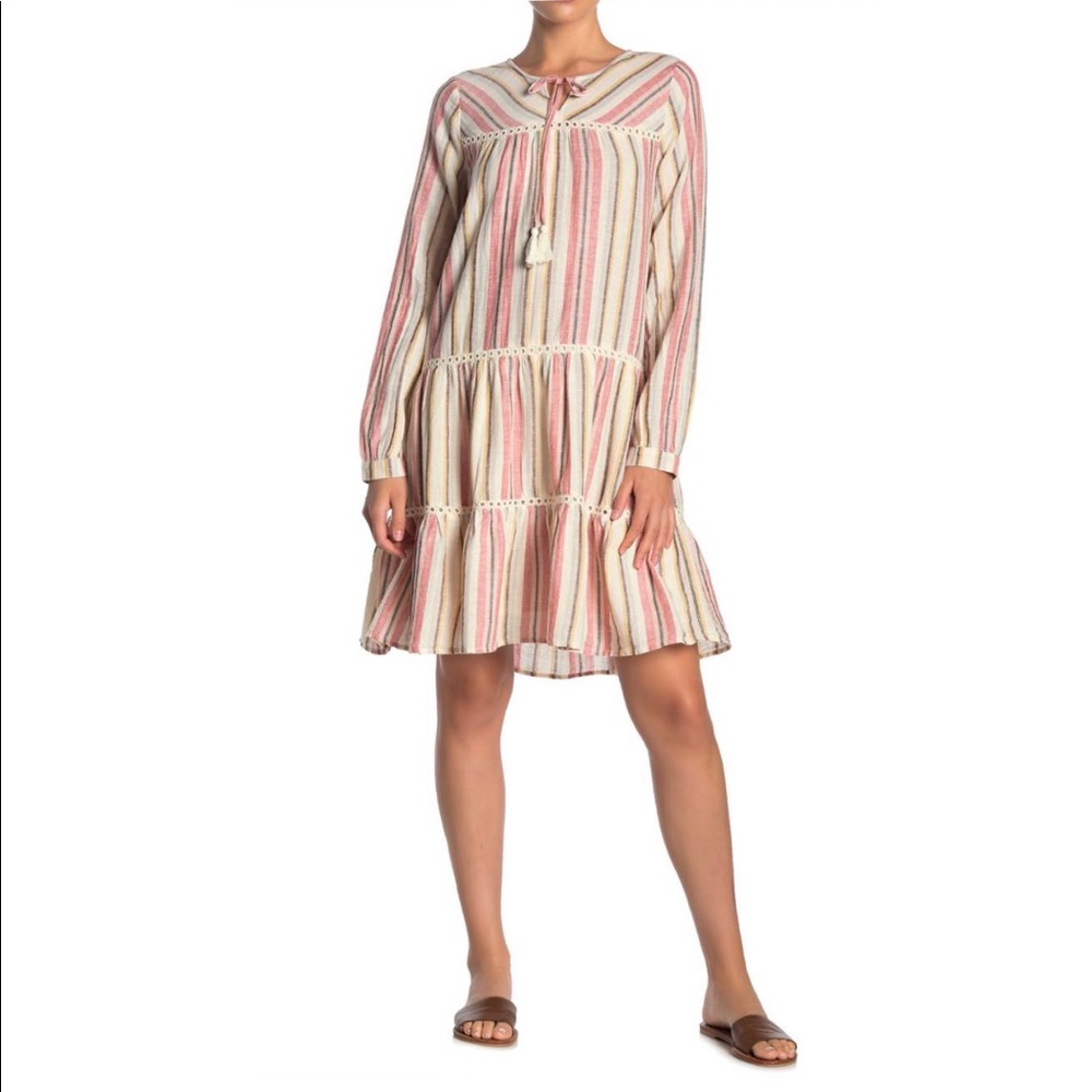 Caslon Striped Novelty Dress